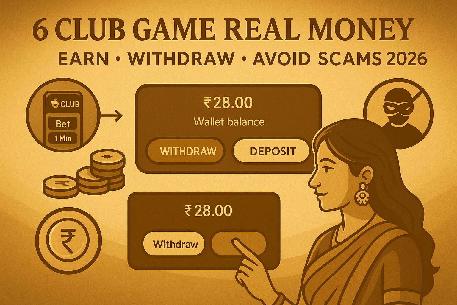 6 Club Game Real Money: How to Earn, Withdraw & Avoid Scams (2026)